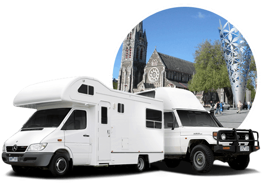 campervan hire in Christchurch, New Zealand