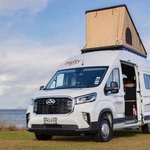 Mighty DeLite Campervan – 4 Berth NZ Exterior Driver Side View 2 Mighty DeLite Campervan – 4 Berth NZ Exterior Driver Side View 2