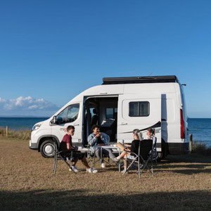 Mighty DeLite Campervan – 4 Berth NZ Exterior Driver Side View Mighty DeLite Campervan – 4 Berth NZ Exterior Driver Side View