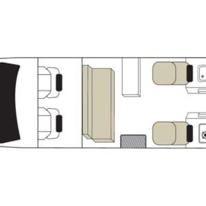 Mighty DeLite Motorhome – 4 Berth Layout 1 Mighty DeLite Motorhome – 4 Berth Layout 1