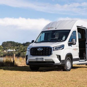 Mighty HiLite Campervan – 2 Berth NZ Exterior Driver Side View Mighty HiLite Campervan – 2 Berth NZ Exterior Driver Side View
