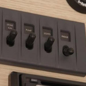 ER 2 Berth Motorhome NZ Control Switches ER 2 Berth Motorhome NZ Control Switches