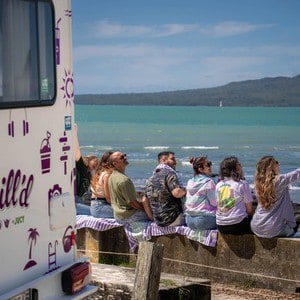 Jucy Chilld Big Kahuna 6 Berth NZ Exterior Rear Exterior View Jucy Chilld Big Kahuna 6 Berth NZ Exterior Rear Exterior View