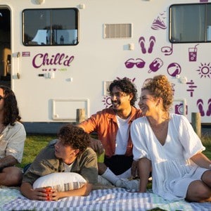 Jucy Chilld Big Kahuna 6 Berth NZ Exterior Social Gathering Area Jucy Chilld Big Kahuna 6 Berth NZ Exterior Social Gathering Area