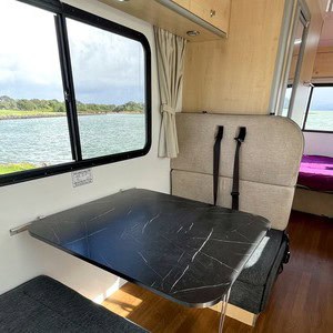 Jucy Chilld Big Kahuna 6 Berth NZ Interior Dinette Table Seats Jucy Chilld Big Kahuna 6 Berth NZ Interior Dinette Table Seats