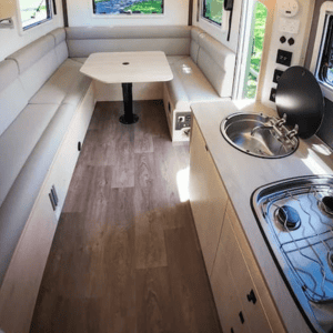 MD Off-Grid – 6 Berth NZ Kitchen To Dinette View MD Off-Grid – 6 Berth NZ Kitchen To Dinette View