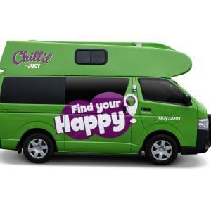 Jucy Chilld Sundaze 3 Berth NZ Exterior Driver Side View 2 Jucy Chilld Sundaze 3 Berth NZ Exterior Driver Side View 2