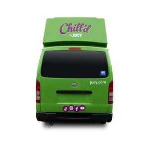 Jucy Chilld Sundaze 3 Berth NZ Exterior Rear View Windows Jucy Chilld Sundaze 3 Berth NZ Exterior Rear View Windows