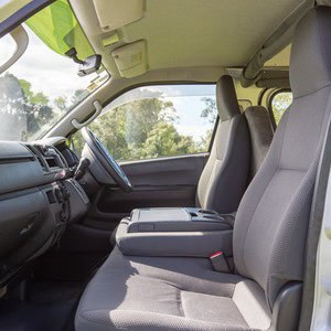 Jucy Chilld Sundaze 3 Berth NZ Interior Front Cab Angle Jucy Chilld Sundaze 3 Berth NZ Interior Front Cab Angle
