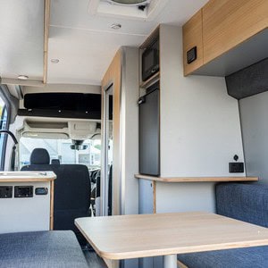 The Biggest One – 2 Berth NZ Interior Dinette Table Seats 2 The Biggest One – 2 Berth NZ Interior Dinette Table Seats 2