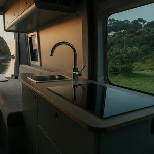 The Biggest One – 2 Berth NZ Interior Kitchen Stovetop Sink 3 The Biggest One – 2 Berth NZ Interior Kitchen Stovetop Sink 3