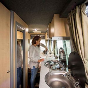 Apollo Euro Tourer Motorhome – 2 Berth – kitchen