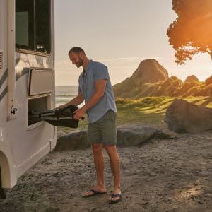 Mighty Big Six Motorhome 6 Berth NZ Exterior Storage Drawer