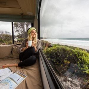 Mighty Big Six Motorhome – 6 Berth window