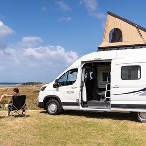 Mighty Double Down Campervan – 4 Berth NZ Exterior Driver Side View