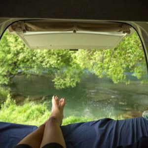 Mighty Highball Campervan 2 Berth AU Bed Back