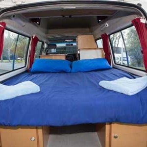 Happy 3 Campervan – 3 Berth – bed