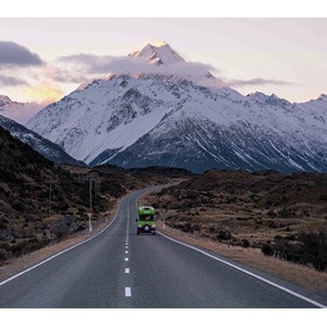 Jucy Chaser Campervan – 4 Berth – scenic view