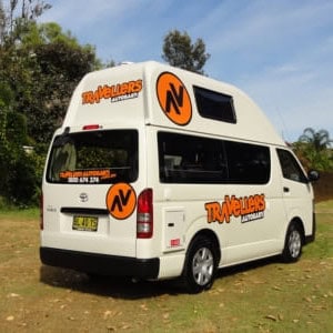 TA HiTop Campervan – 3 Berth Back View