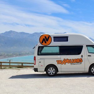 TA HiTop Campervan – 3 Berth NZ Exterior Lakeside Side Profile