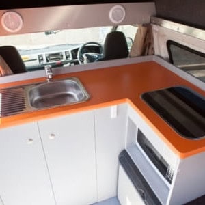 TA HiTop Campervan – 3 Berth Sink