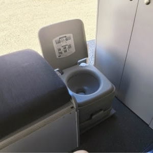 TA HiTop Campervan – 3 Berth Toilet