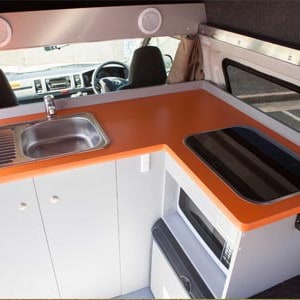TA Kuga Campervan – 3 Berth – sink
