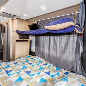 PH Motorhome – 2+1 Berth – NZ Bed Lowering Mechanism