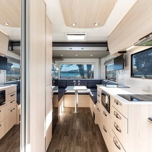 PH SAM Motorhome – 6 Berth – NZ Kitchen And Dining Area