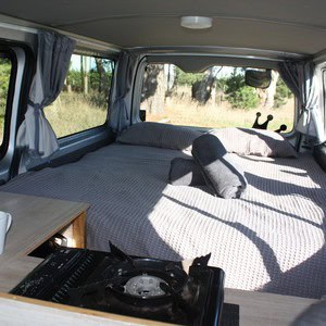 EC Compact Camper – 2 Berth – NZ Rear Queen Bed 2