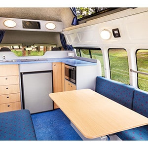 Freedom Path Finder Campervan – 4+1 Berth – kitchen