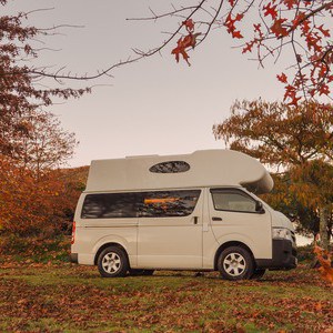 Lucky Rambler High Top Campervan 3 Berth – NZ Autumn Campsite