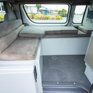 Lucky Rambler High Top Campervan 3 Berth – NZ L Shape Sofa Seating