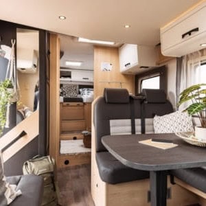 MC Comfort Plus Motorhome – 4 Berth Interior