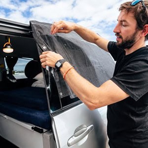 SP Beta Campervan – 4 Berth Flyscreen Fitting
