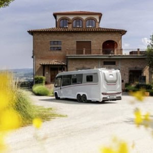 MC Comfort Luxury Motorhome – 4 Berth Back View