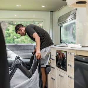 PH GEM Standard Motorhome – 4 Berth – NZ Kitchen Cabinet Fridge