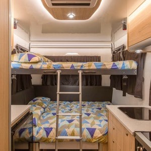 PH Max Motorhome – 4 Berth – NZ Bunk Bed Area