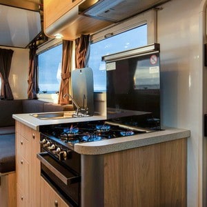 PH Max Motorhome – 4 Berth – NZ Kitchen Stovetop Sink