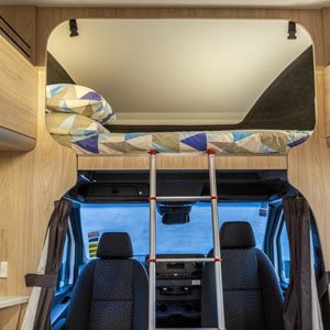 PH Max Motorhome – 4 Berth – NZ Overhead Bunk Bed