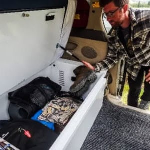 SP Beta 2S SC Campervan – 2 Berth Storage