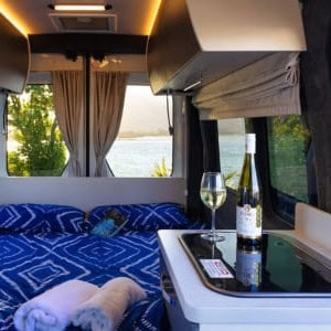 DNZ Deluxe Motorhome – 2 Berth Bed