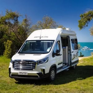 DNZ Deluxe Motorhome – 2 Berth Front View