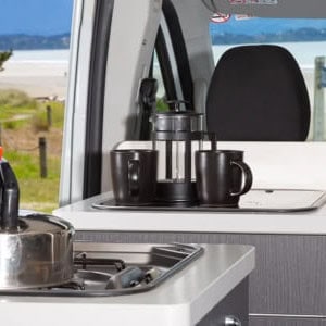 DNZ Deluxe Motorhome – 2 Berth Kitchen