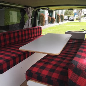 PF OW Campervan – 2 Berth-table