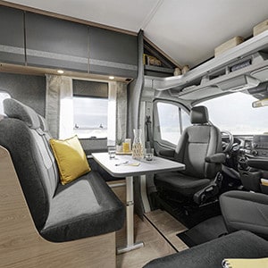 MC Kiwi Compact Motorhome – 3 Berth-driver-cabin
