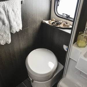 Britz Odyssey 4 Berth NZ Interior Bathroom Toilet Sink