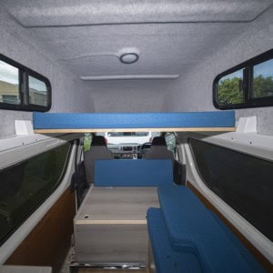 SUC Self-Contained Campervan – 4 Berth Interior