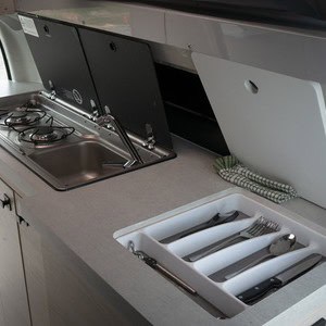 Happy 3ST Campervan 3 Berth – NZ Kitchen Stovetop Sink 2