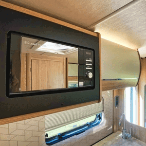 DNZ Deluxe Motorhome – 6 Berth – Kitchen Top view